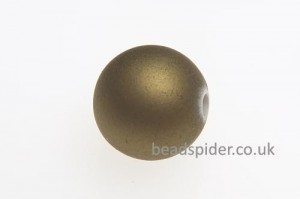 Gold Satin Solaris Bead