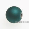 Teal Satin Solaris Bead