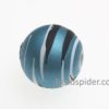 Sky Blue With White and Black Stripe Solaris Bead