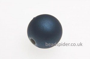 Steel Blue Satin Solaris Bead