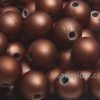 Brown Satin Solaris Bead