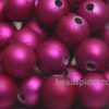 Hot Pink Satin Solaris Bead