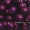 Plum Satin Solaris Bead