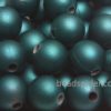 Teal Satin Solaris Bead