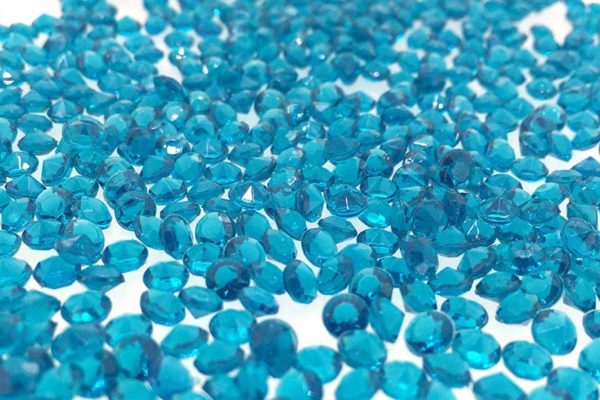 4mm Teal Acrylic Diamond