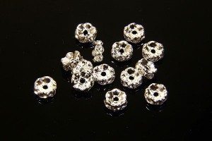 3 Hole Crystal Butterfly Spacer