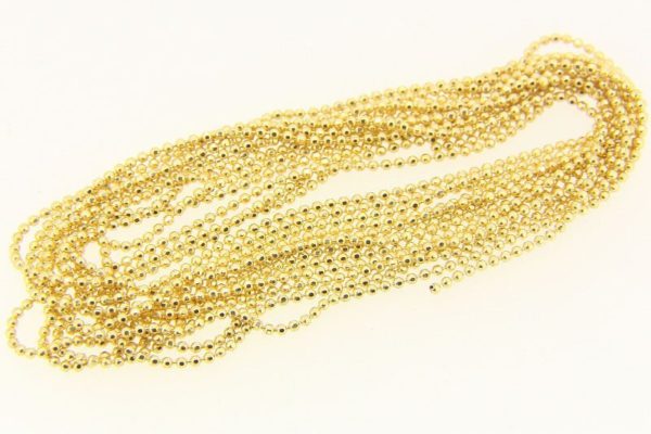 Gold Coloured Shimmer Ball Chain