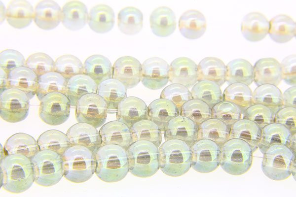 Light Olivine AB Aurora Bead