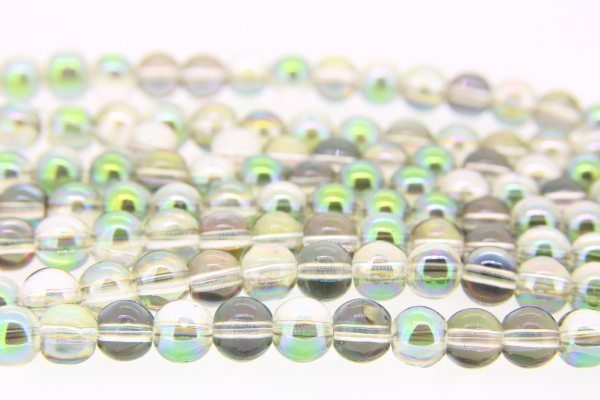 Pixie Green Aurora Beads