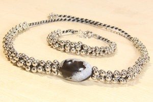 Silver Moon Bracelet and Necklace Kit