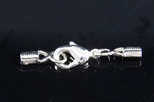 Crimpable Lobster Clasp for use with crimpable chain