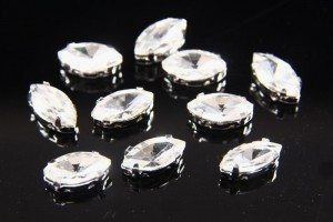 5x10mm Crysal Chaton Navette 10pcs