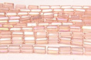 Rose Quartz AB Crystal Brick