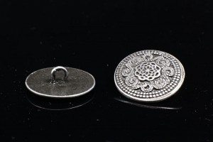 Large Hole Shank Patterned Button