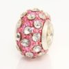 Crystal with Rose Marcasite Donut