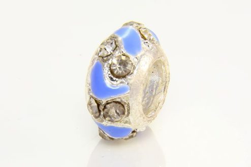 French Blue Shell Pearl and Clear Donut