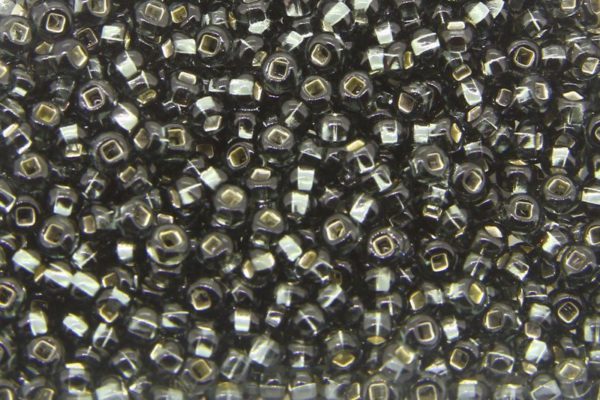 Silver Lined Transparent Black