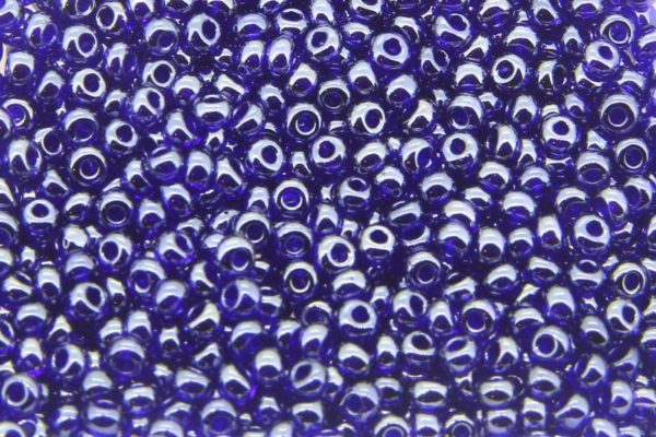 Lustered Transparent Royal Blue