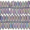 Lt Peacock Frosted Daggers