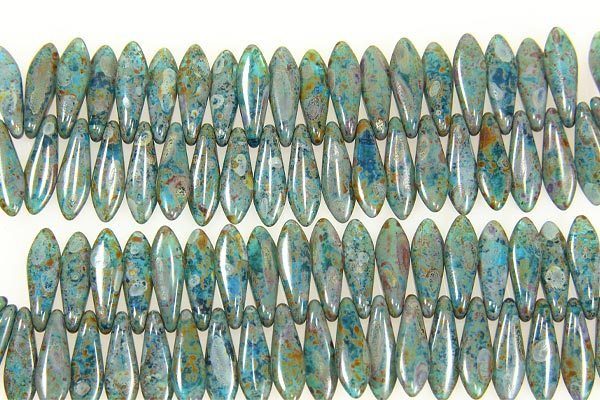 Picasso Teal Daggers