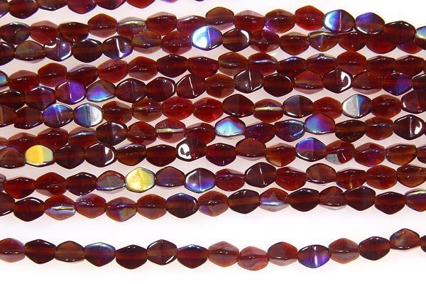 Garnet AB Pinch Beads