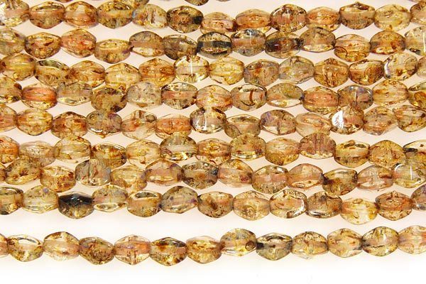 Picasso Topaz Pinch Beads