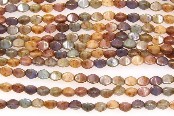 Opaque Lustre Mix Pinch Beads