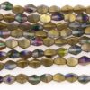 Frosted Eqyptian Gold Pinch Beads