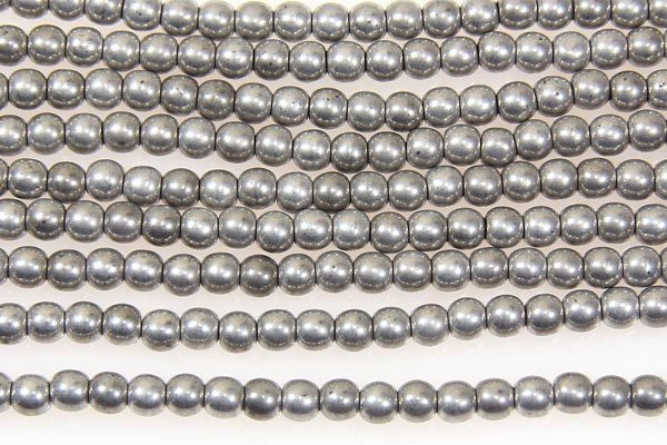 Silver Round Beads