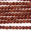 Sienna Swirl Round Beads