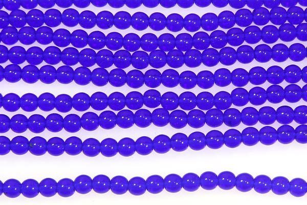 Royal Blue Round Beads