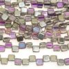 Lilac Crystal AB 2-Hole Tile