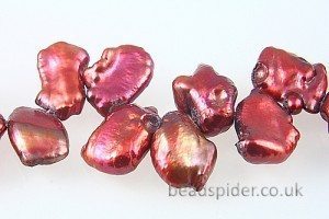 Cranberry Keishi Pearl