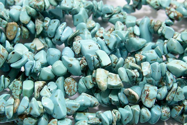 Turquoise Howlite Chips