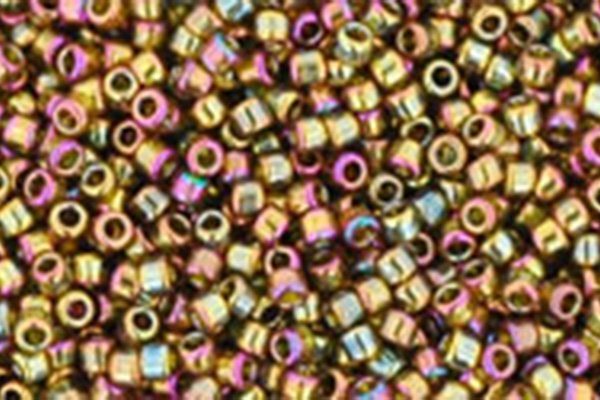 Gold Lustred Dark Topaz
