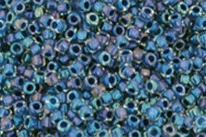 Colour Lined Capri Blue Lustre