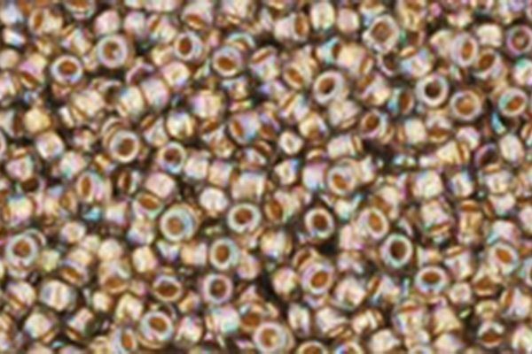 Gold Lined Rainbow Black Diamond
