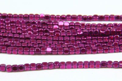 Magenta Rounded Hematite Cubes