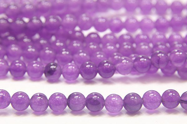 Amethyst Quartz 4mm Gemstone Round