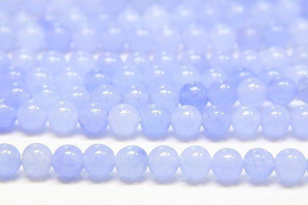 Blue Quartz 4mm Gemstone Round