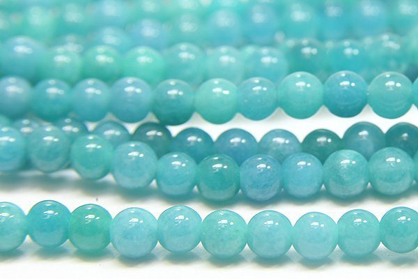 Amazonite  Quartz 4mm Gemstone Round