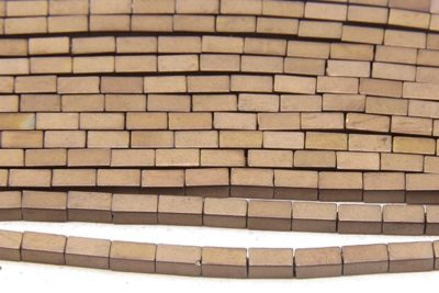 Matte Bronze Hematite Bricks