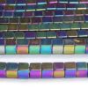 Rainbow 4mm Hematite Cube