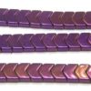 Mystic Purple Hematite Chevrons