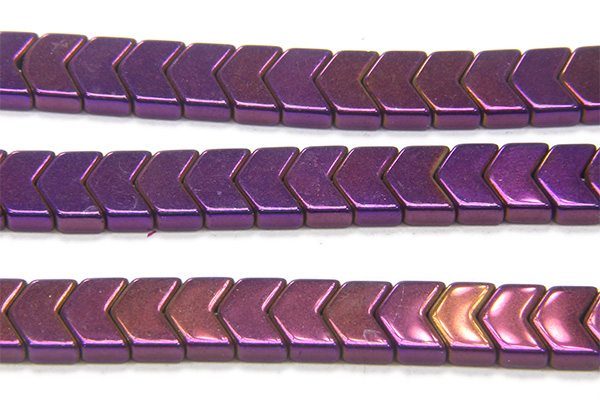 Mystic Purple Hematite Chevrons