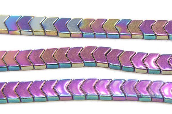 Rainbow Hematite Chevrons