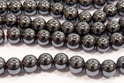 Natural 8mm Rounds Hematite