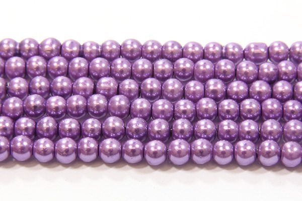 Orchid Purple Glass Pearl