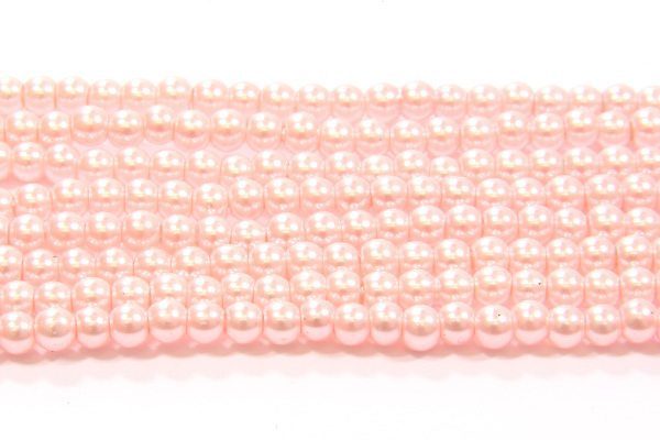 Flamingo Pink Glass Pearl