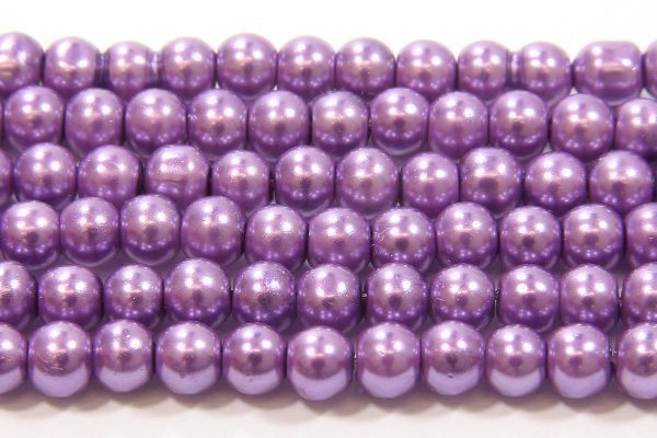 Orchid Purple Glass Pearl